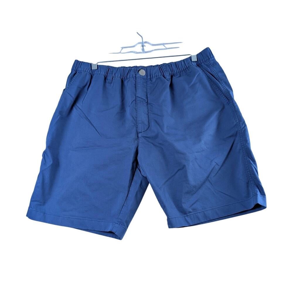Chubbies Golf Mens X-large 9" Inseam Short Blue Elastic Waist Chino Cotton Blend